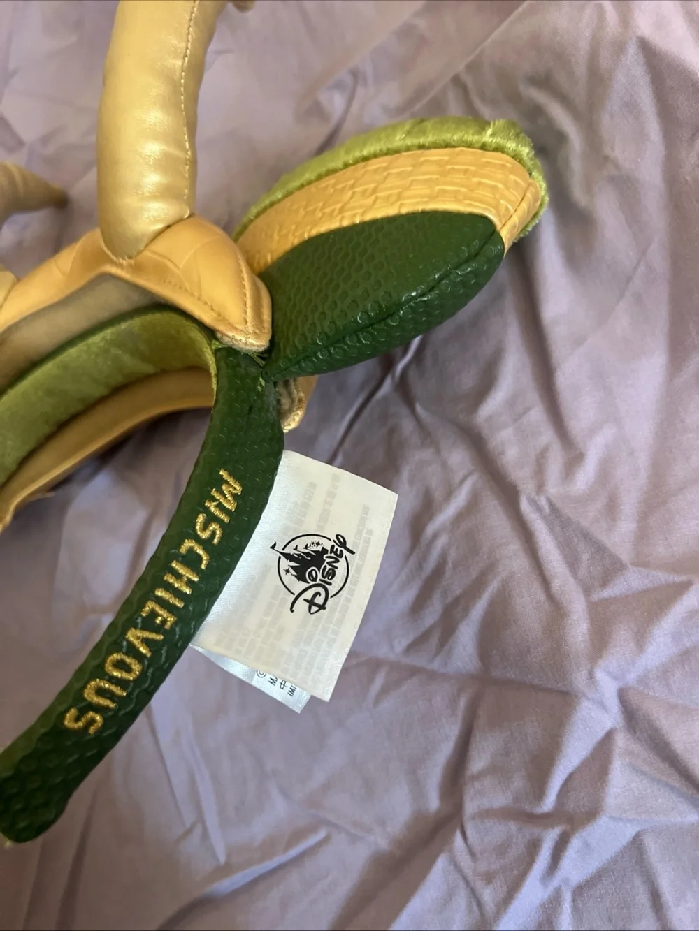 Disney Parks LOKI Marvel Mickey Ears Headband “MISCHIEVOUS” Horns